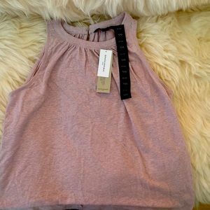 Banana factory Blush Linen blend racer back tank top XXS